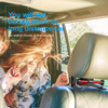 Baseus Backseat Car Mount SUHZ-01 Car Headrest Holder for Tablets / Smartphones 4.7-12.9" - Black