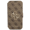 Guess GUBKP13X4GMGBR iPhone 13 Pro Max6,7" brązowy/brown book 4G Big Metal Logo