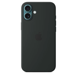 APPLE SILICON CASE MYY93ZM/A IPHONE 16 PLUS BLACK ORIGINAL SEAL