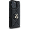 DKNY DKHCP16LPQDSLK iPhone 16 Pro 6.3"czarny/black Quilted Stack Logo