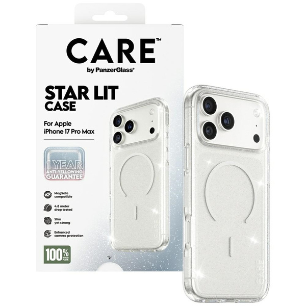 Etui CARE by PanzerGlass Flagship Urban  Explorer w. White MagSafe do iPhone 17 Pro Max Star Lit