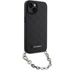 Etui Karl Lagerfeld Saffiano Monogram Chain na iPhone 14 - czarne