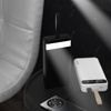 DUDAO POWERBANK 30000 MAH 3X USB WITH LED LAMP WHITE (K8S + WHITE)