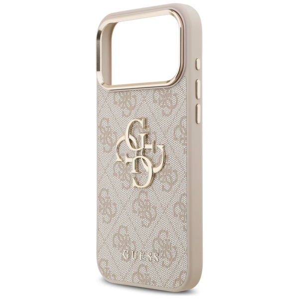 Etui Guess 4G Big 4G Classic Logo do     iPhone 17 Pro Max różowy złoty