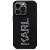 KARL LAGERFELD KLHCP15L3DMBKCK IPHONE 15 PRO 6.1" CZARNY/BLACK HARDCASE 3D RUBBER GLITTER LOGO