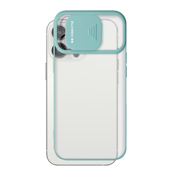 SBS Green Slide Case iPhone 12 / 12 Pro cover with camera protection