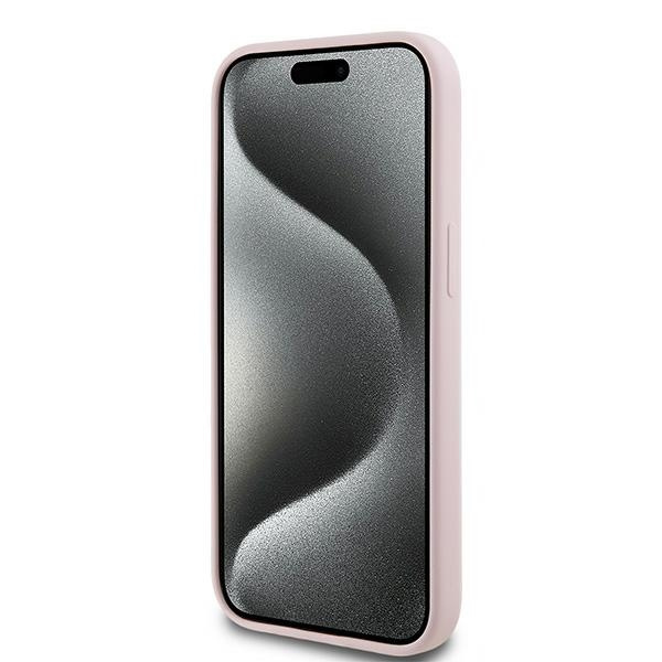 KARL LAGERFELD KLHMP15SSKCHPPLP IPHONE 15 / 14 / 13 6.1" RÓŻOWY/PINK HARDCASE SILICONE KARL & CHOUPETTE MAGSAFE