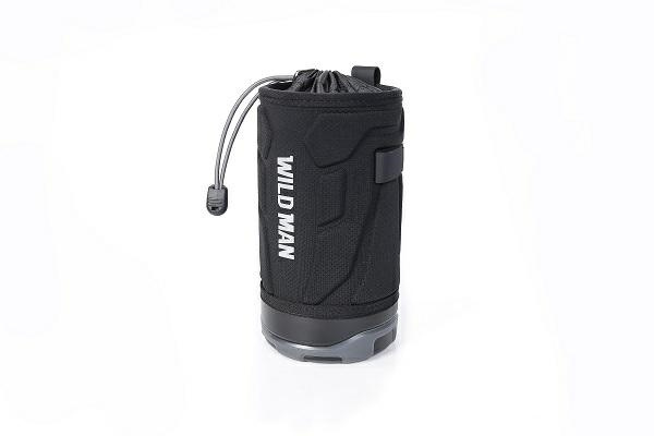 WILDMAN Etui/uchwyt na rower R1 sakwa na ramę czarno-szara /black-gray