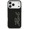Etui Karl Lagerfeld FW Grained Signature Logo do iPhone 17 Pro Max czarny
