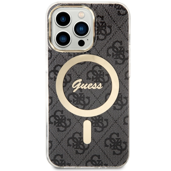 Guess GUHMP13LH4STK iPhone 13 Pro / 136.1" czarny/black hardcase 4G MagSafe
