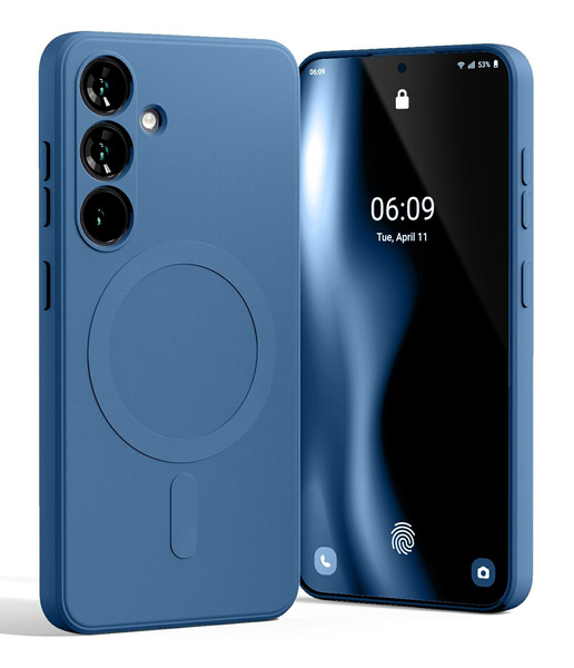 Mercury MagSafe Semi-Silicone Sam S25 S931 niebieski /blue