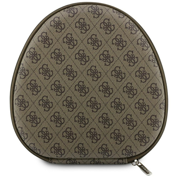 Słuchawki nauszne Guess 4G Triangle Logo Bluetooth ENC brązowy