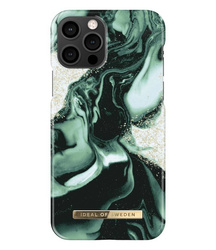 IDEAL OF SWEDEN IDFCAW 21-I2061-320 IPHONE 12/12 PRO CASE GOLDEN OLIVE MARBLE