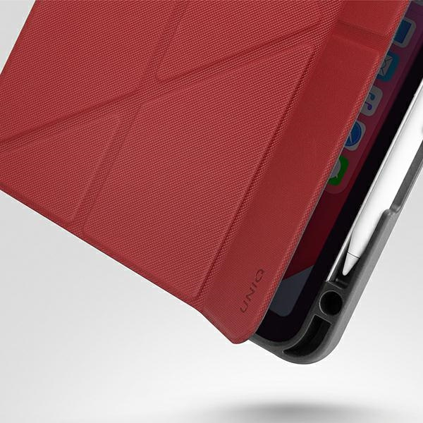 UNIQ etui Transforma Rigor iPad Air      10,9" (2020) czerwony/coral red Antimicrobial