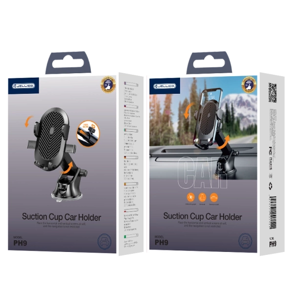 JELLICO car holder gravity PH9 Black