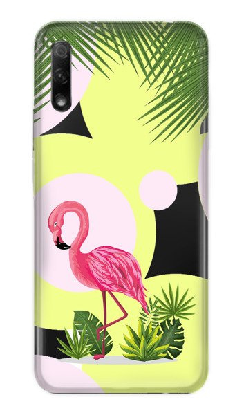 CaseGadget ETUI NADRUK FLAMING I KWIATY HUAWEI HONOR 9X