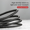 Kabel Baseus Cafule USB-A / USB-C QC 3.0 3A 0.5 m - czarno-szary