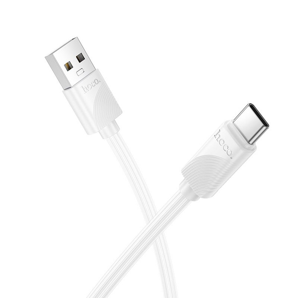 Kabel USB A do USB C Hoco 3A 1 m X114 biały