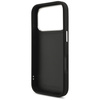 Etui Karl Lagerfeld FW Grained Karl &    Choupette Heads Pins & Logo do iPhone 17 Pro czarny