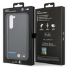 Etui BMW Leather Carbon na Samsung Galaxy S23+ - czarne