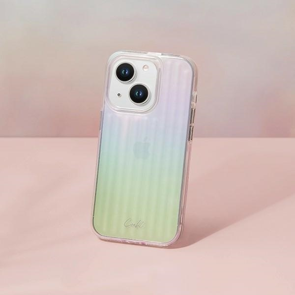 Etui Uniq Coehl Linear na iPhone 14 - opalizujące