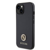 Guess GUHCP15MPS4DGPK iPhone 15 Plus / 14 Plus 6.7" czarny/black hardcase Strass Metal Logo