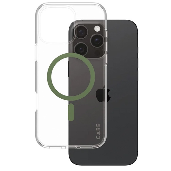 CARE by PanzerGlass Flagship Case iPhone 16 Pro Max 6,9" zielony/green MagSafe 1372