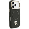 Etui Karl Lagerfeld Big Strap Karl Metal Logo MagSafe do iPhone 17 Pro czarny
