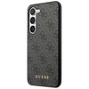 Guess GUHCS23SG4GFGR S23 S911 szary/grey hardcase 4G Metal Gold Logo