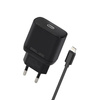 Beline Ład. siec. 1x USB-C 30W + kabel lightning czarna /black PD 3.0  BLNCB30L GaN