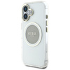 Etui Guess IML Metal Colored Circle      Classic Logo MagSafe do iPhone 16 szary