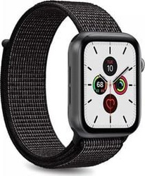 Puro PURO Apple Watch Band - Nylonowy pasek do Apple Watch 42 / 44 mm (Czarny)