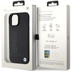 Etui BMW MagSafe Leather Hot Stamp na iPhone 15 Plus - czarne