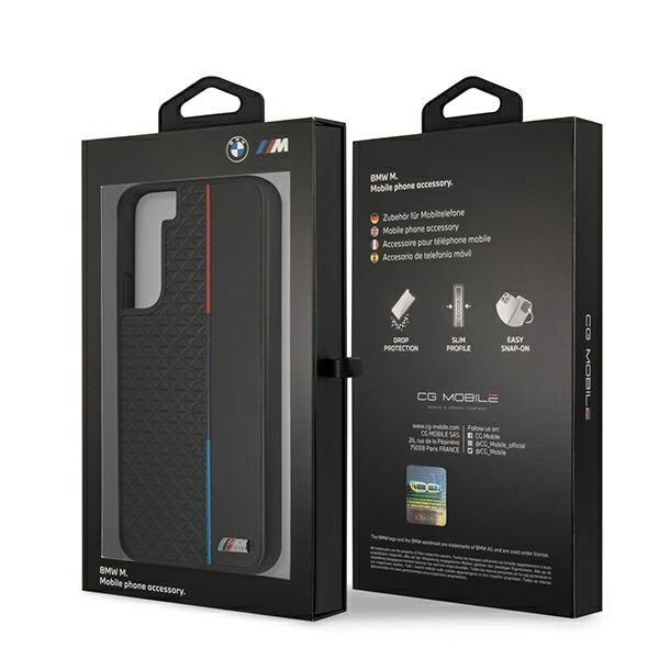Etui BMW BMHCS22MTRTBK S22+ S906czarny/black hardcase M Collection Triangles