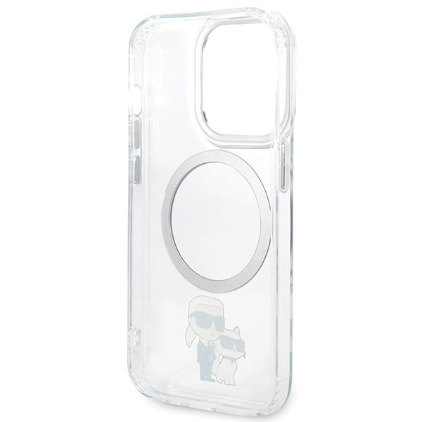 Karl Lagerfeld KLHMP13LHNKCIT iPhone 13 Pro 6.1" hardcase transparent Iconic Karl&Choupette Magsafe