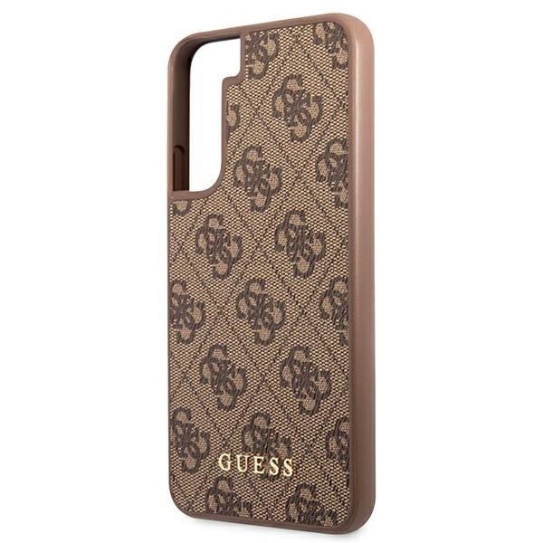 GUESS GUHCS22SG4GFBR S22 S901 BRONZE/BROWN HARD CASE 4G METAL GOLD LOGO