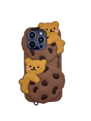 ETUI CASE 3D CIASTECZKOWY MIŚ IPHONE 13