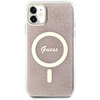 Guess GUHMN61H4STP iPhone 11 6.1"różowy/pink hardcase 4G MagSafe