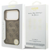 Etui Guess 4G PU Classic Logo MagSafe do iPhone 17 Pro brązowy