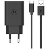 Ładowarka sieciowa Motorola TurboPower 33W USB-A z kablem USB-A do USB-C 1m czarny