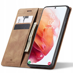 Spacecase Etui Wallet Galaxy S21+ light brown