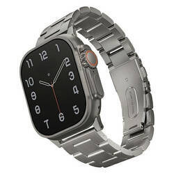 Pasek Uniq Osta Stainless Steel na Apple Watch 1/2/3/4/5/6/7/8/SE/SE2/Ultra 42/44/45/49mm - srebrny