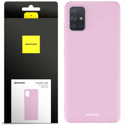 Spacecase Etui Silicone Case Galaxy A51 lilac