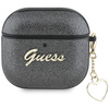 Etui Guess Metallic Script Charm do      AirPods 4 czarny