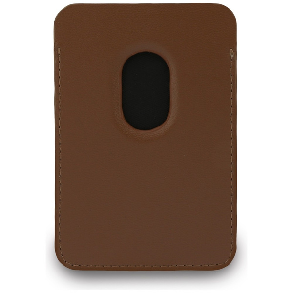 Zestaw portfel + hand strap Guess        triangle MagSafe brązowy