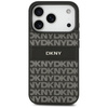 Etui DKNY Repeat Texture Pattern with    Tonal Stripe do iPhone 17 Pro czarny
