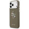 Etui Guess Grained Big 4G Classic Logo   do iPhone 17 Pro Max brązowy