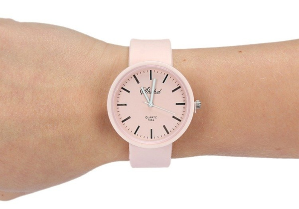 WATCH SILICON PINK PERFECT GIFT (6)