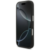 Etui Karl Lagerfeld FW Grained Karl &    Choupette Heads Pins & Logo do iPhone 17 Pro czarny