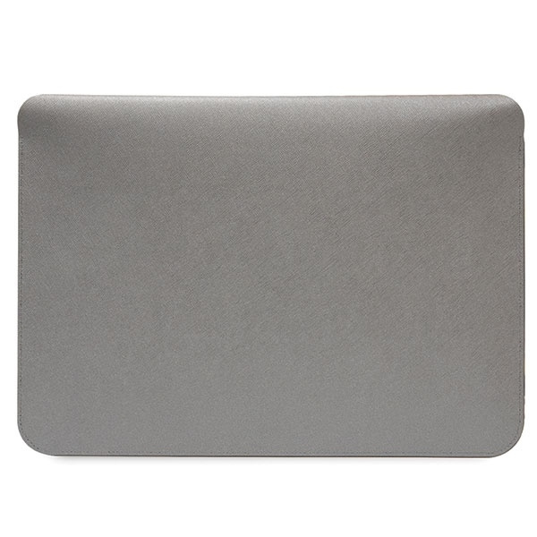 Pokrowiec Karl Lagerfeld Saffiano Karl&Choupette na laptopa 14" - srebrny